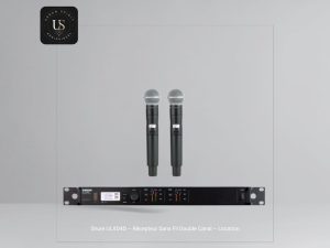 location récepteur Shure ULXD4D double canal Dante