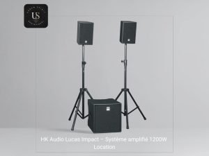 Location système amplifié HK Lucas Impact 1200W