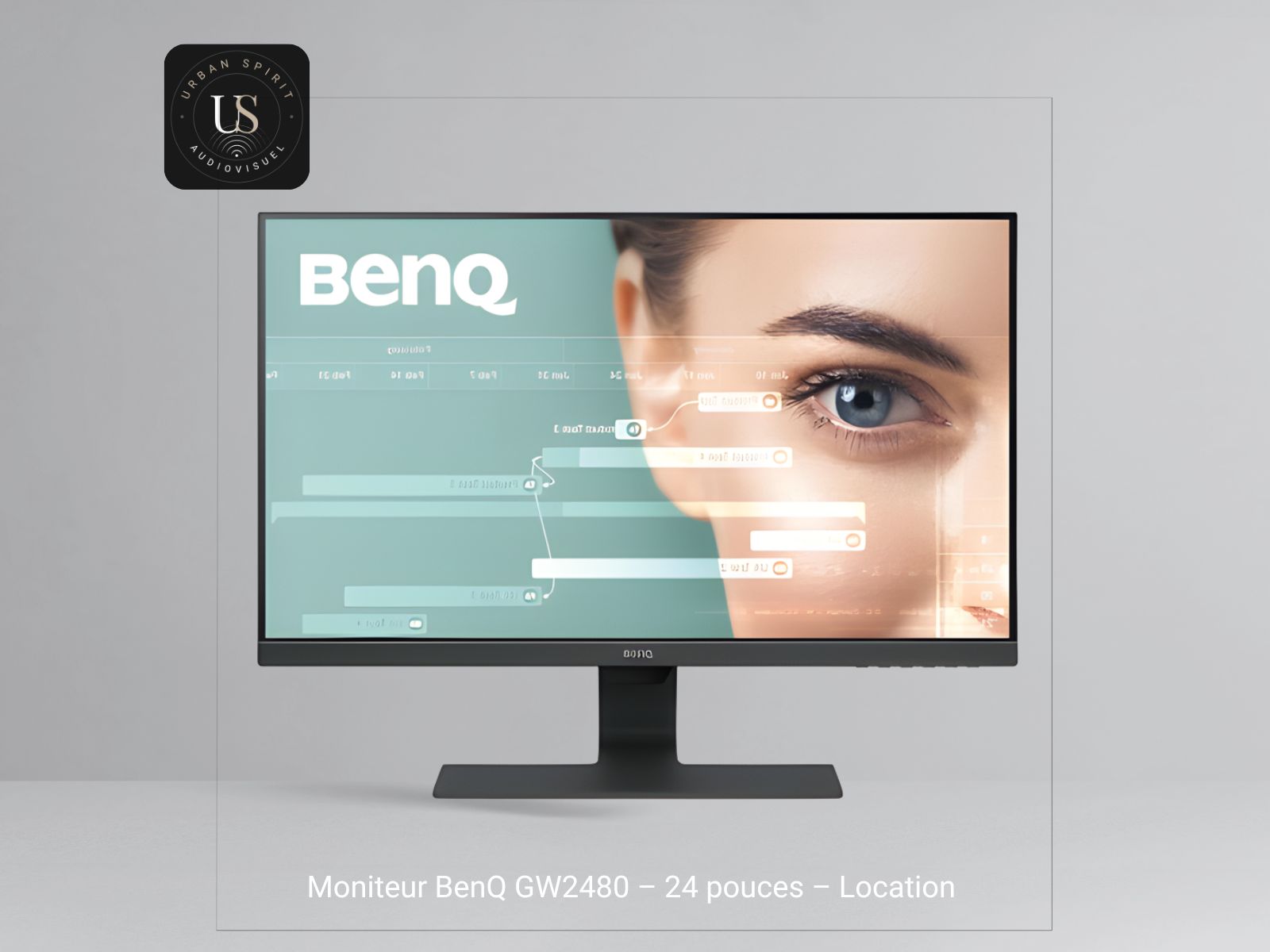 location moniteur BenQ GW2480 24 pouces IPS Full HD