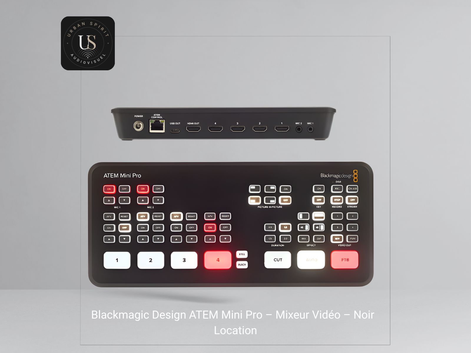 Blackmagic Design ATEM Mini Pro – Mixeur Vidéo – Noir – Location – Image 2