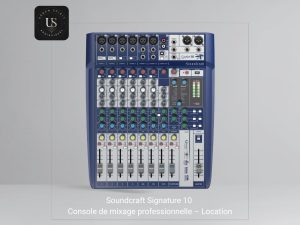 Location Soundcraft Signature 10 console de mixage