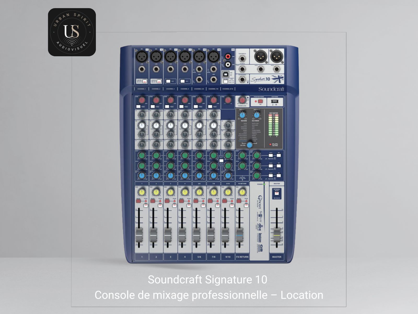 Location Soundcraft Signature 10 console de mixage