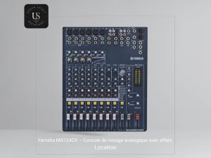 Location Yamaha MG124CX console de mixage analogique