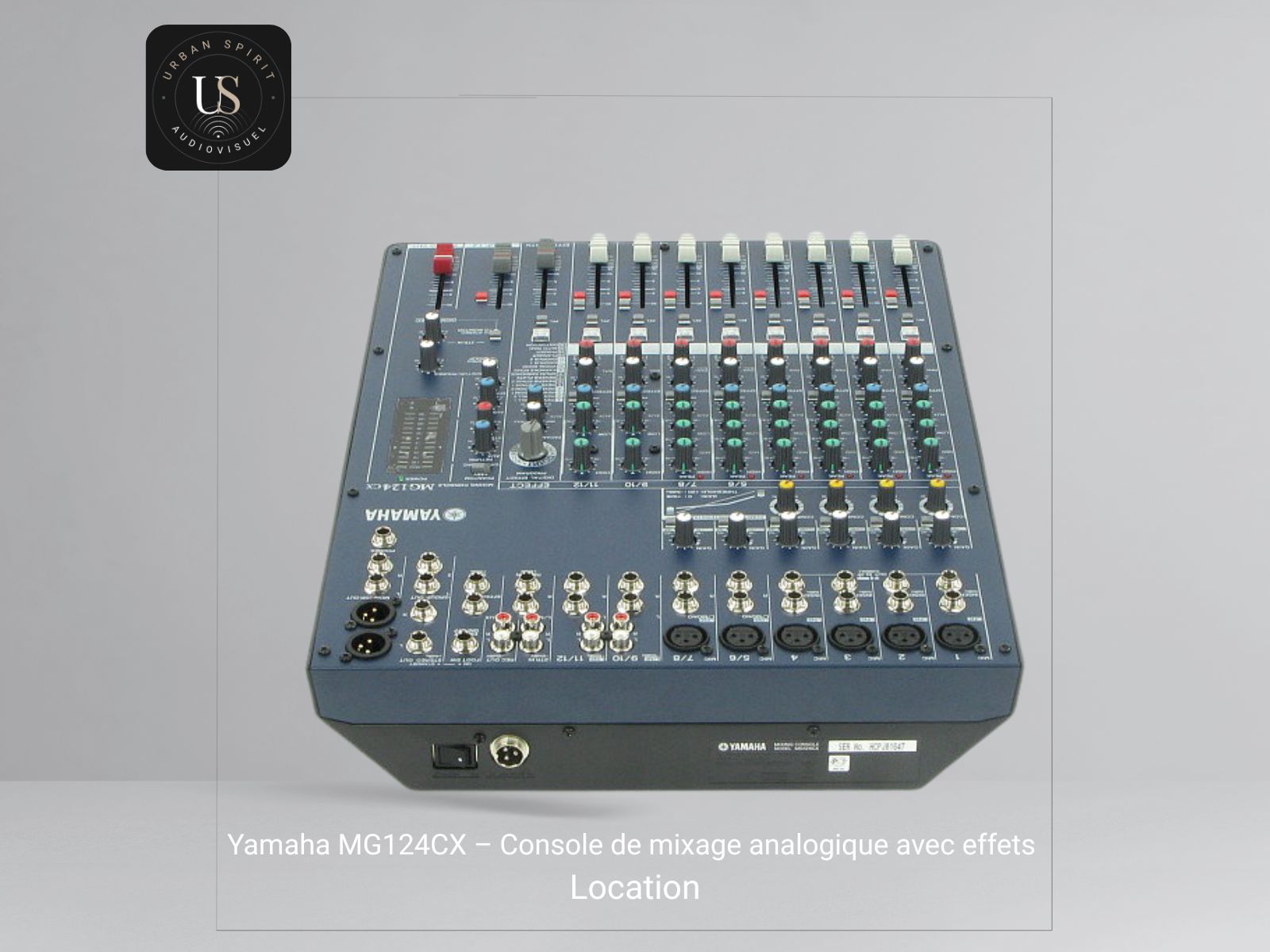 Yamaha MG124CX – Console de mixage analogique avec effets – Location – Image 2