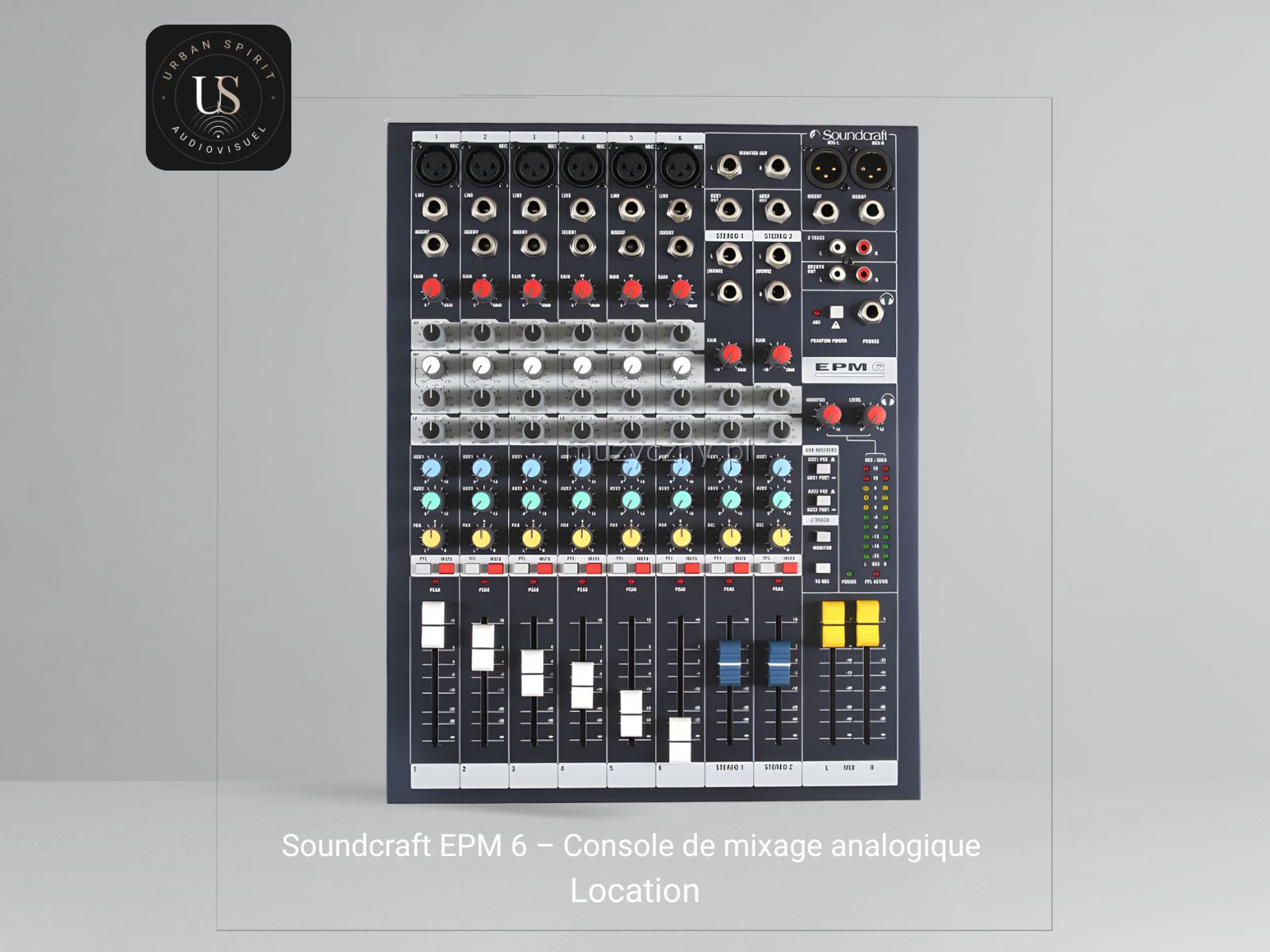 Location Soundcraft EPM 6 console de mixage