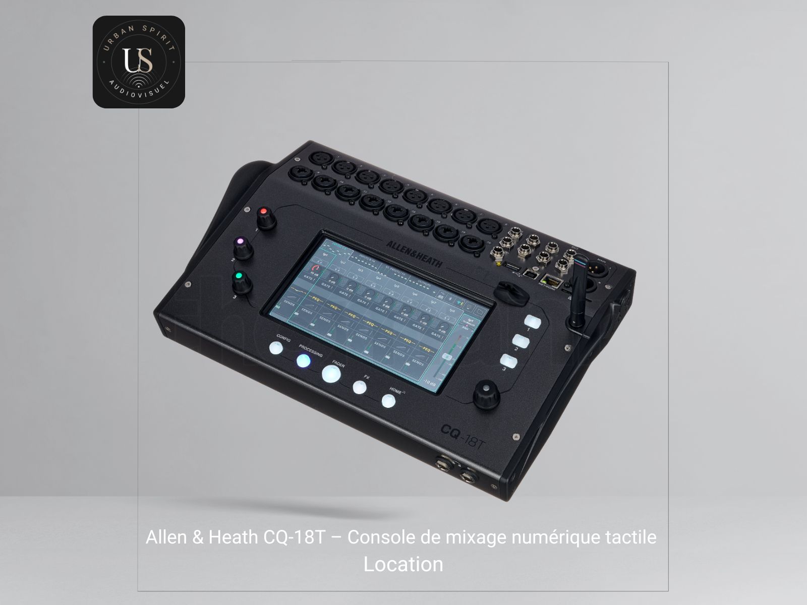 Allen & Heath CQ-18T – Console de mixage numérique tactile – Location – Image 2
