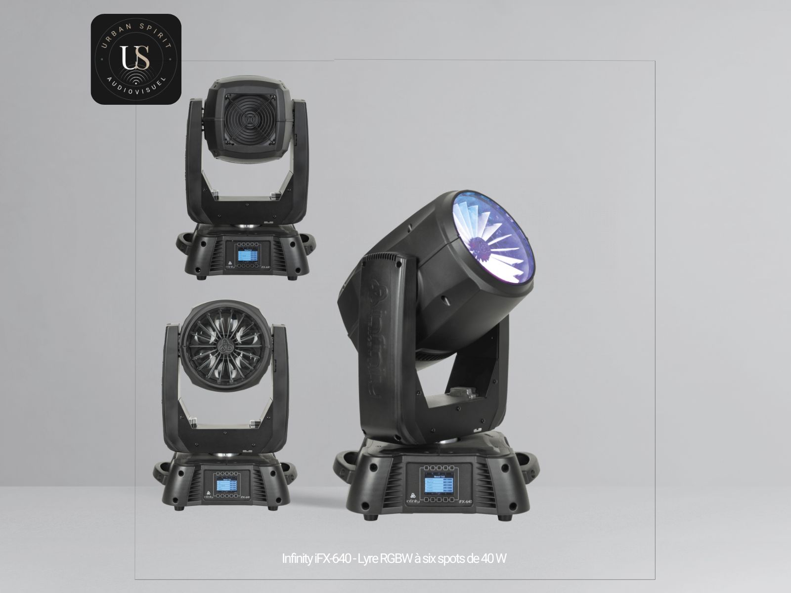 Lyre Infinity iFX-640 RGBW 6×40W – Location Urban Spirit