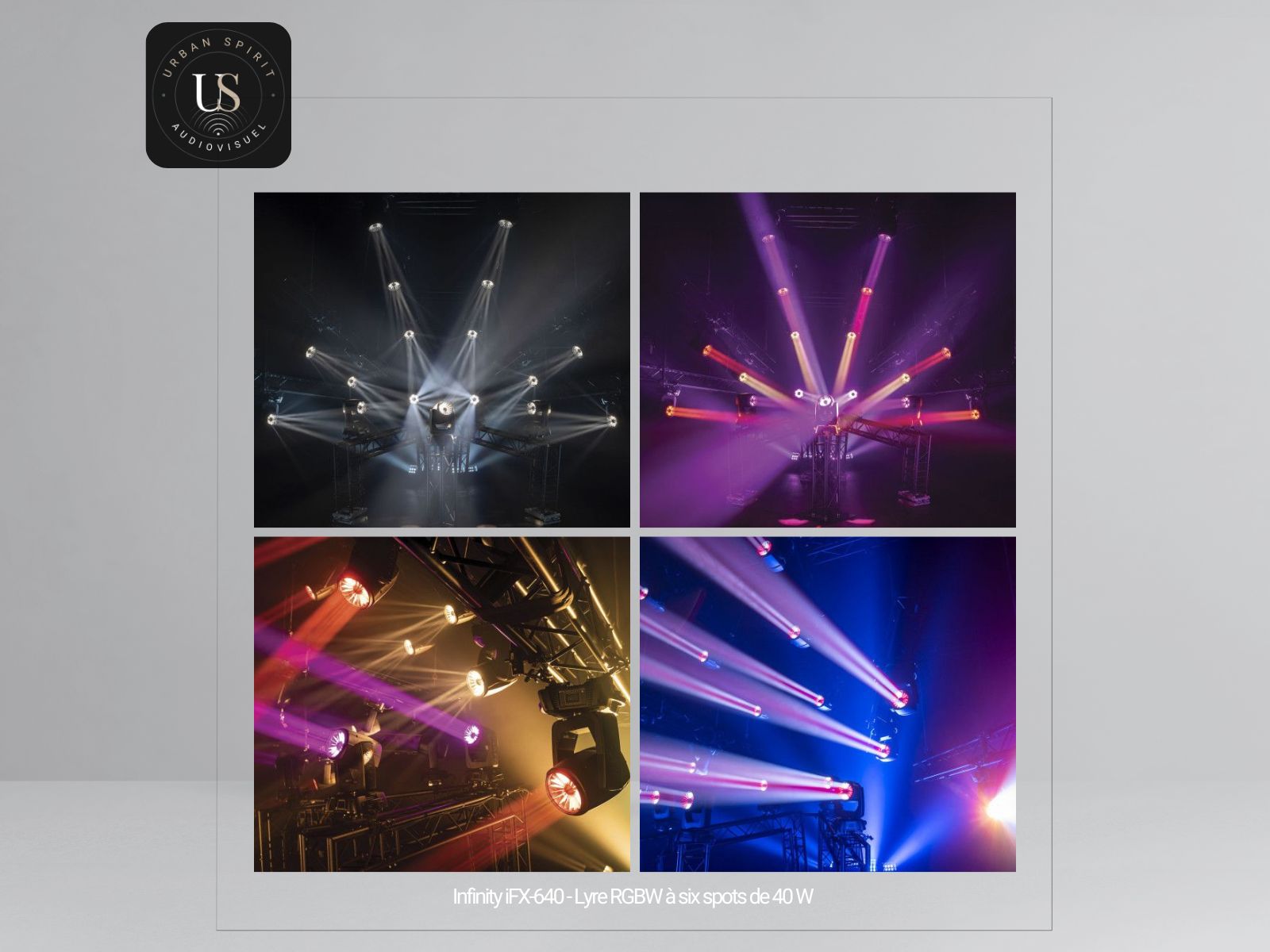 Infinity iFX-640 – Lyre LED RGBW 6×40W – Location – Image 2