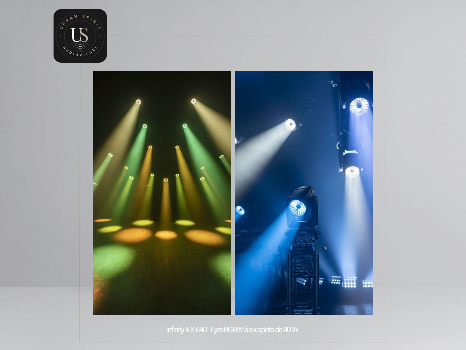 Infinity iFX-640 – Lyre LED RGBW 6×40W – Location – Image 4