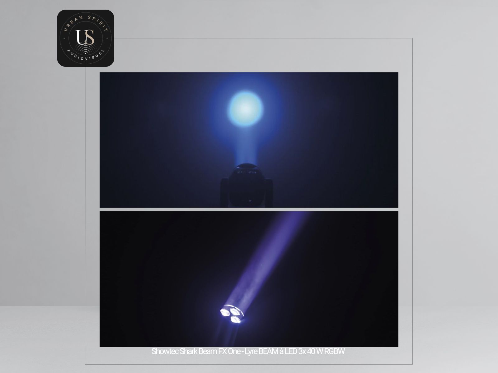 Showtec Shark Beam FX One – Lyre Beam/Wash FX 3×40W RGBW – Location – Image 2