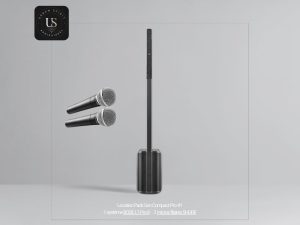 Pack Son Compact Pro #1 – Colonne amplifiée et micro filaire pour discours, cocktails et petites scènes