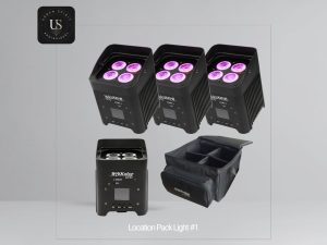 Pack Light #1 – 4 Box Kolor Starway LED sur batterie – Urban Spirit Audiovisuel
