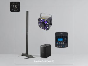 Pack Event #2 – Système Bose L1 Model II, caisson B2, ToneMatch et lumière Dominator – Urban Spirit Audiovisuel