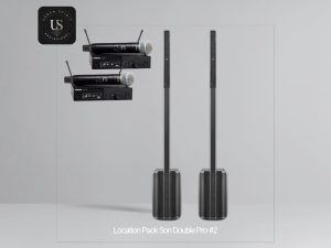 Pack Son Double Pro #2 – 2 Bose L1 Pro 8 + 2 micros sans fil SHURE – Urban Spirit Audiovisuel