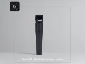 Location micro Shure SM57 dynamique instrument
