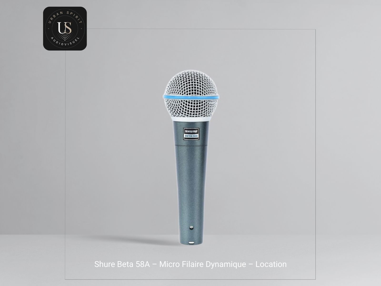 Location micro Shure Beta 58A supercardioïde – micro voix professionnel