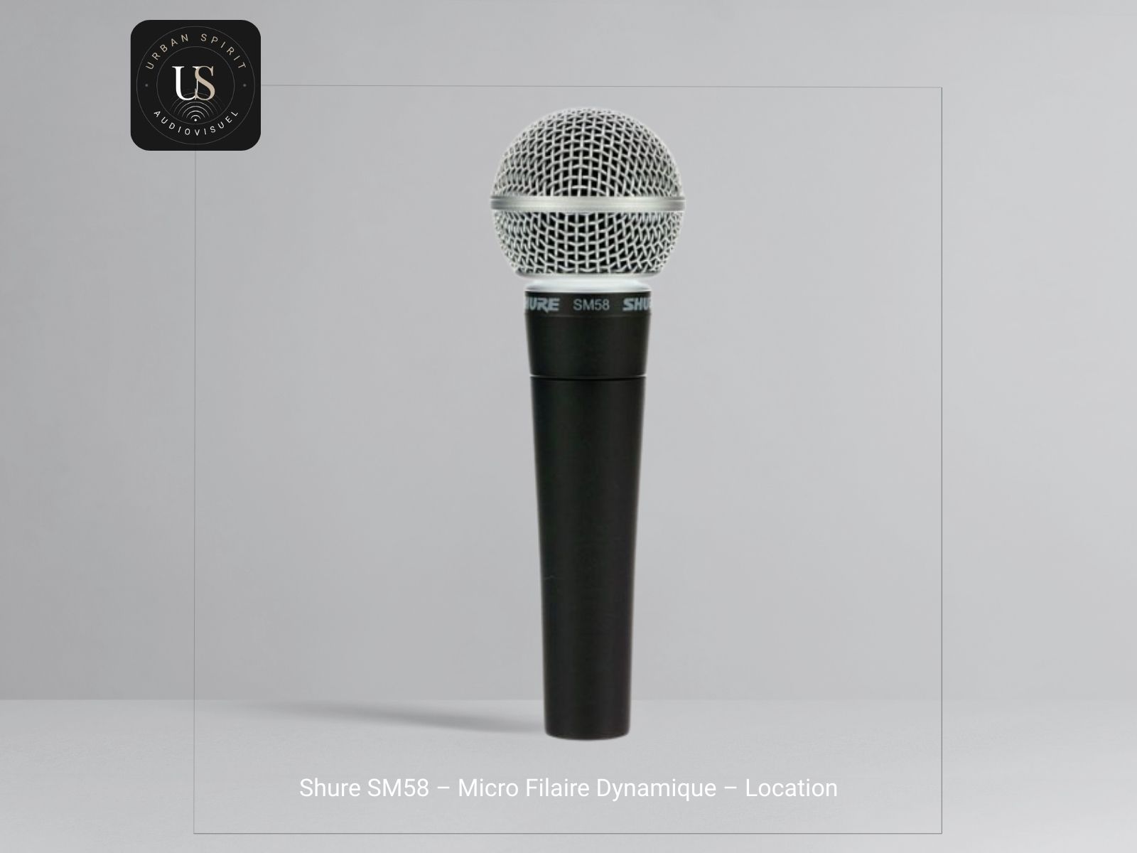 Micro Shure SM58 – micro dynamique cardioïde pour la voix