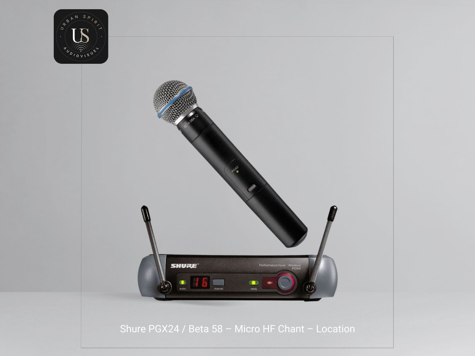 Location micro sans fil Shure PGX24 Beta 58 - Urban Spirit