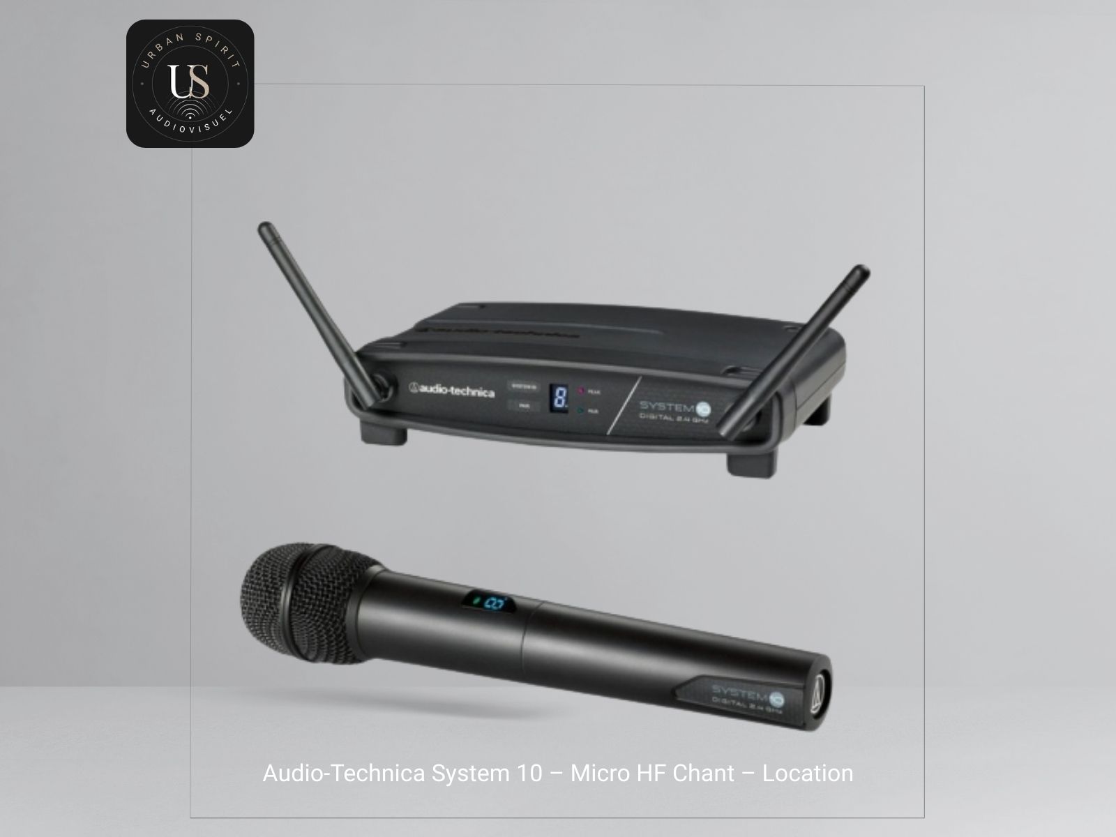 Micro HF Audio-Technica System 10 Handheld – micro main numérique 2,4 GHz