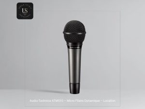 Location microphone dynamique Audio-Technica ATM510 cardioïde pour chant et conférence