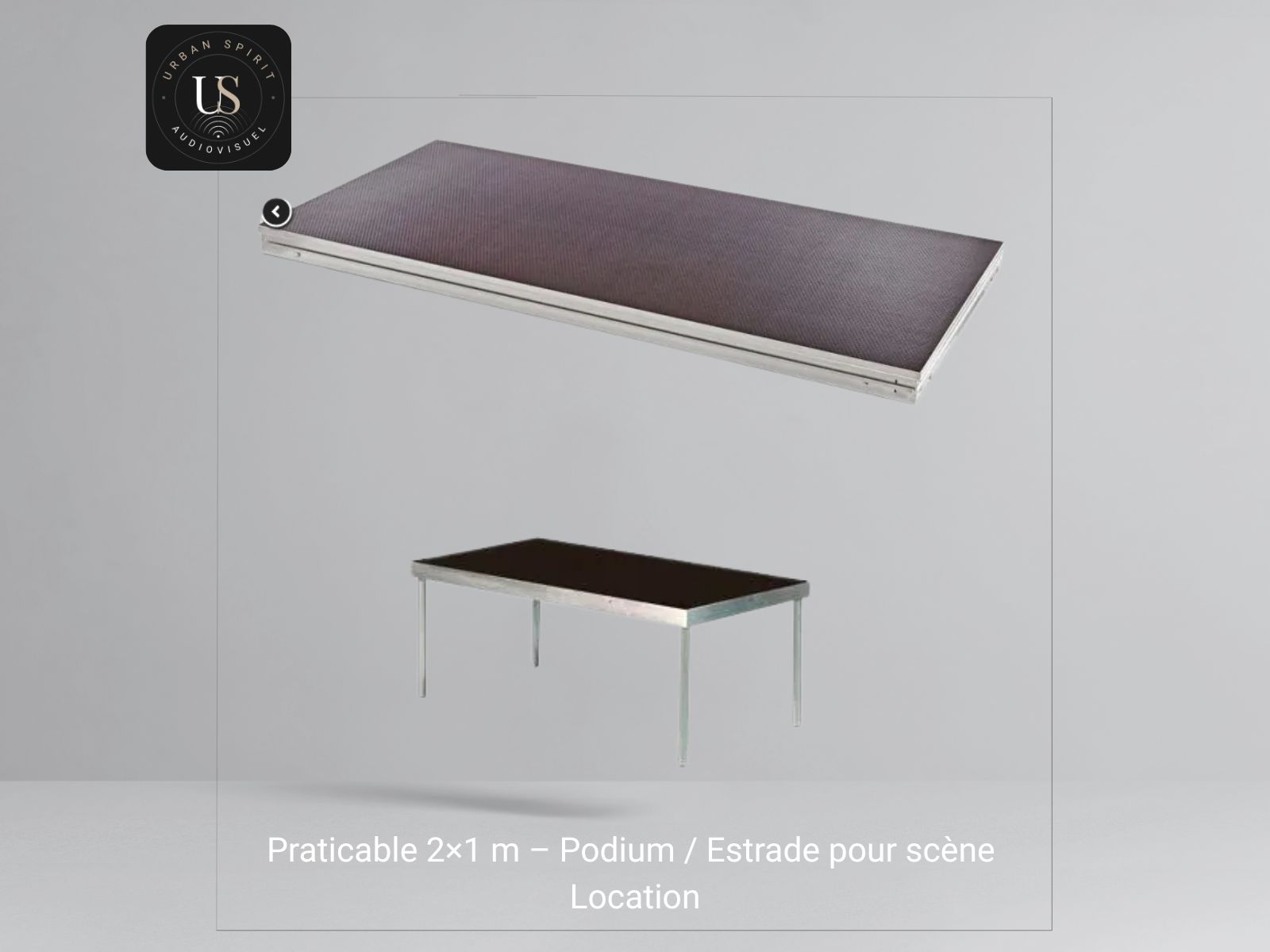 Location praticable podium estrade 2x1 m