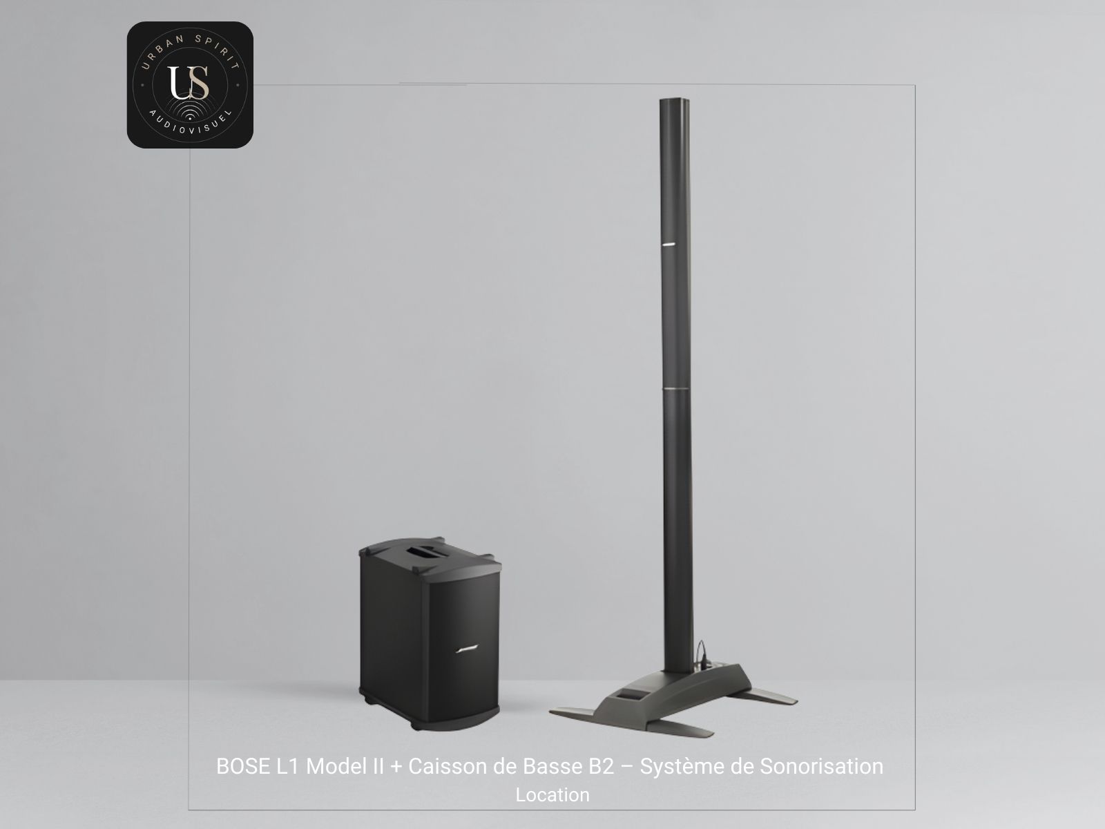 Système amplifié Bose L1 Model II + caisson B2