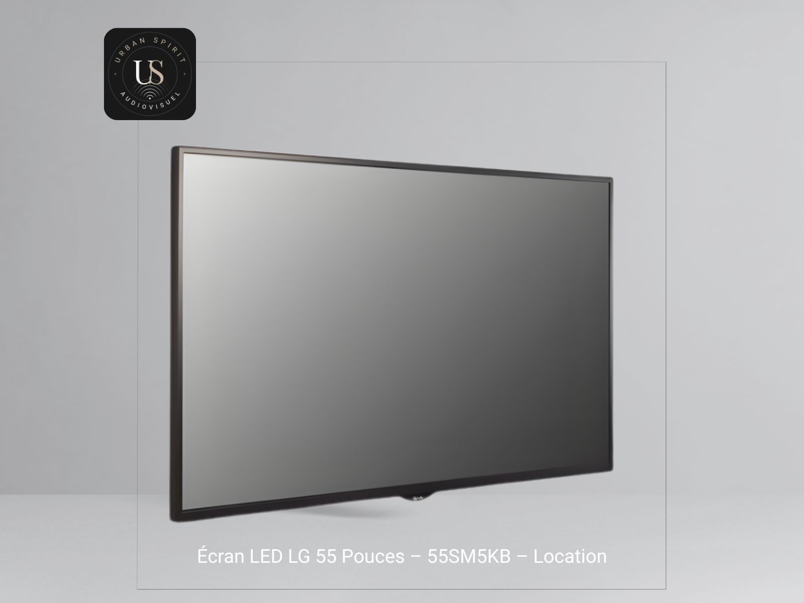 Location écran LED 55 pouces sur pied pour événement