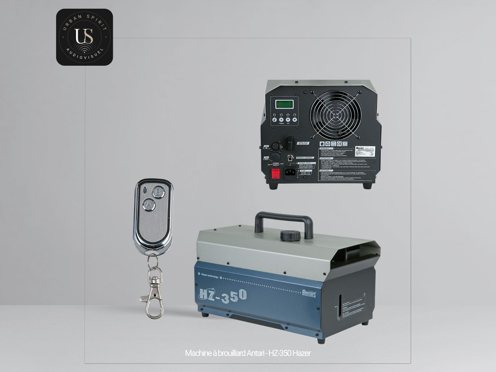 Machine à brouillard Antari HZ-350 avec télécommande HF en location événementielle