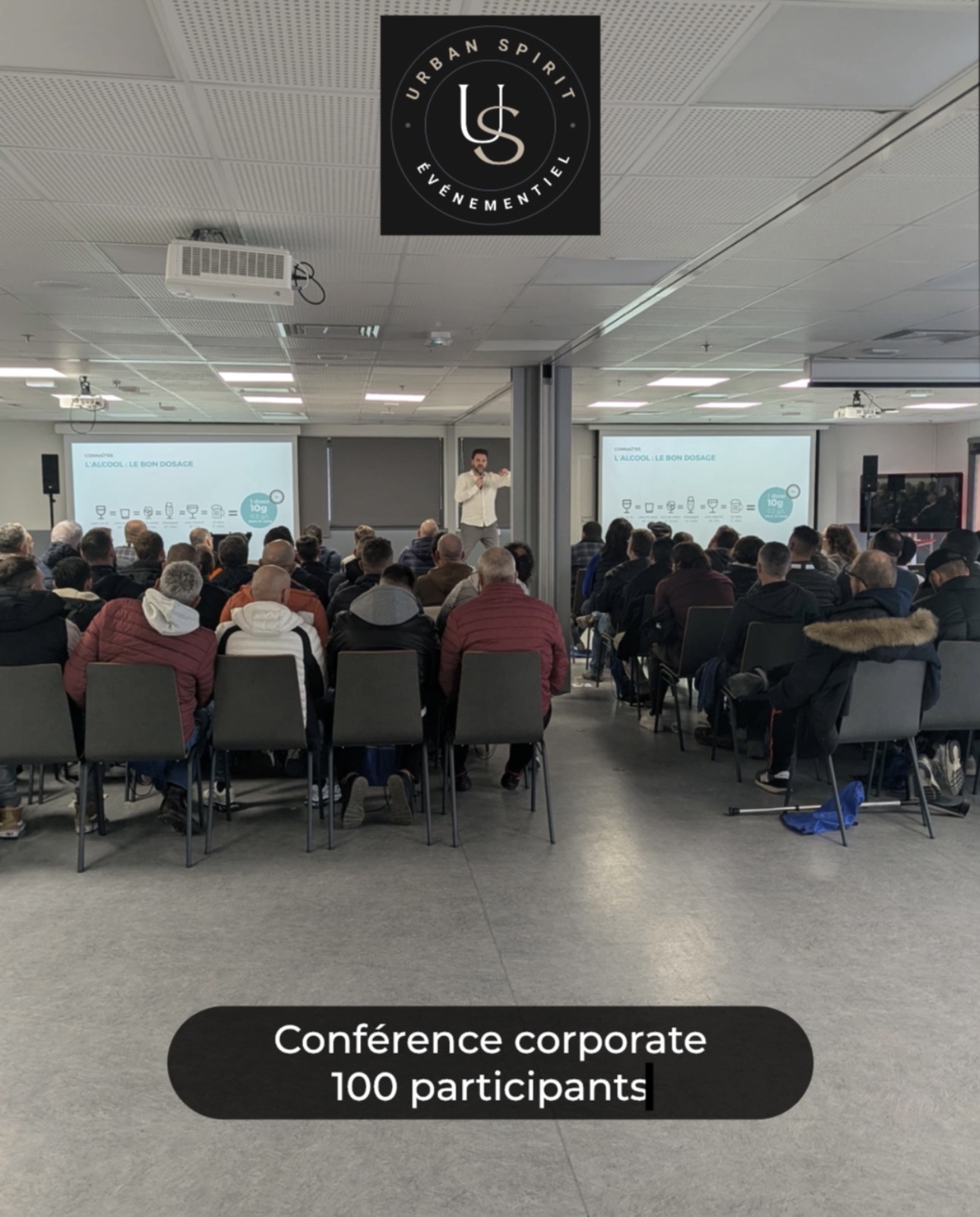 Prestation technique Urban Spirit – Conférence corporate pour Actese Événement