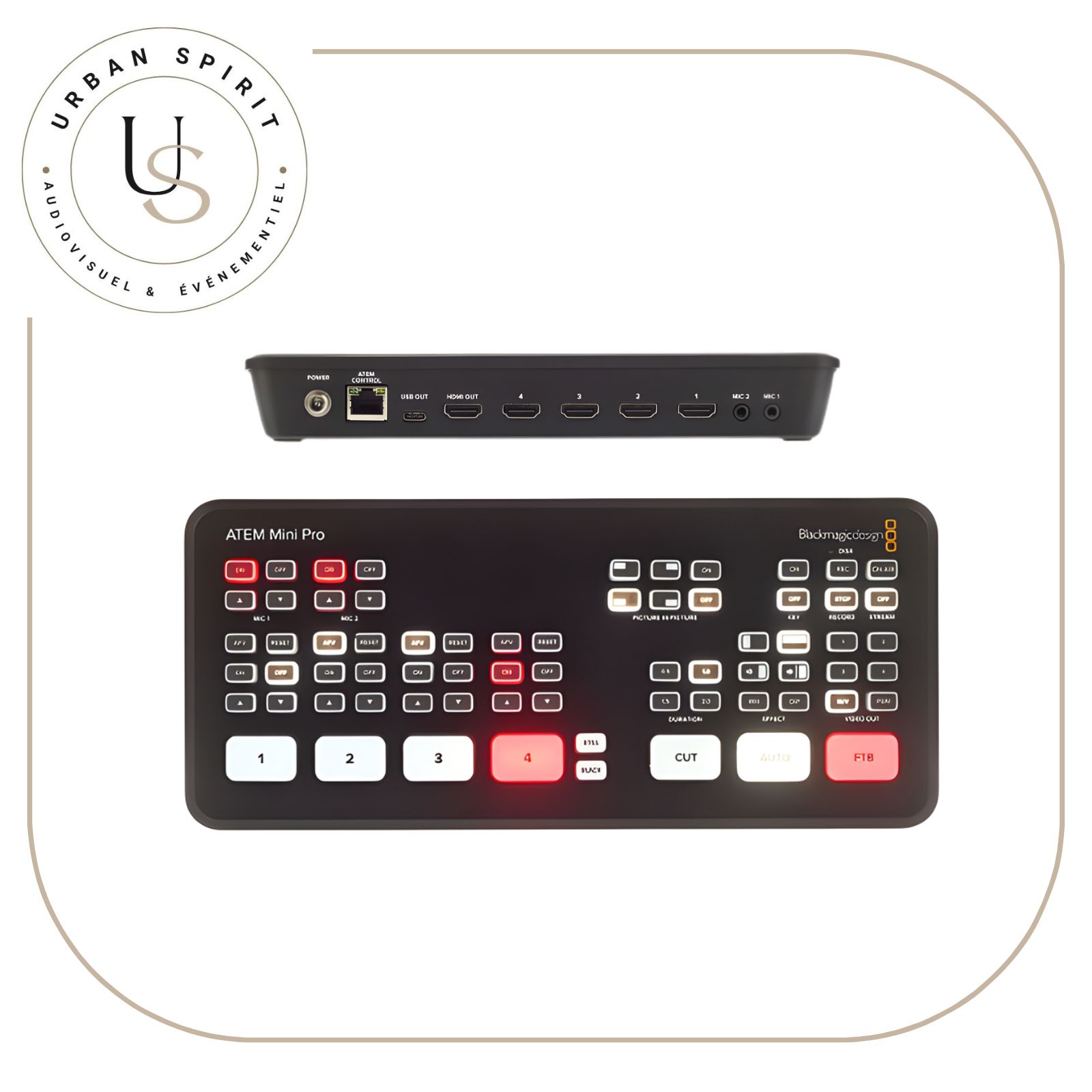 ATEM Mini Pro - Mélangeur vidéo - Blackmagic Design – Location – Image 2
