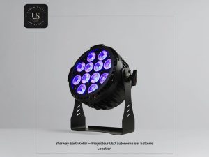 Location projecteur LED autonome Starway EarthKolor sur batterie pour éclairage événementiel à Aix-en-Provence