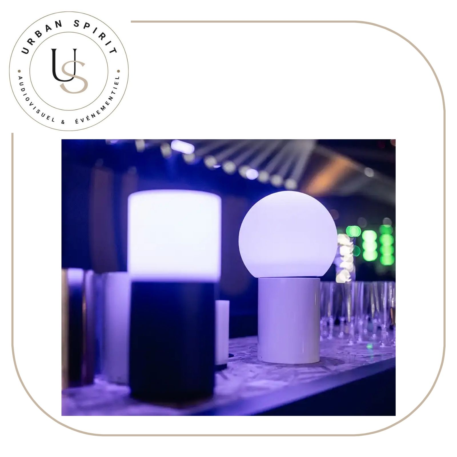 Starway Alcor projecteurs LED autonomes en situation événement – location Urban Spirit