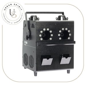 Algam BF1000 machine à bulles de fumée professionnelle vue 3/4 LED – location Urban Spirit Audiovisuel