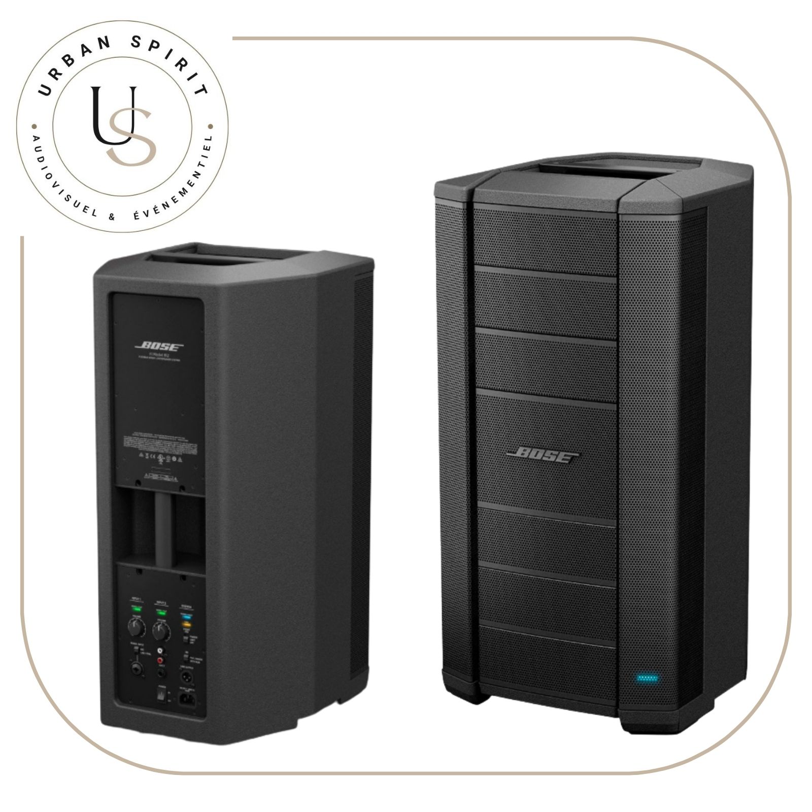 Bose F1 812 Flexible Array enceinte PA amplifiée – location sonorisation Urban Spirit Audiovisuel