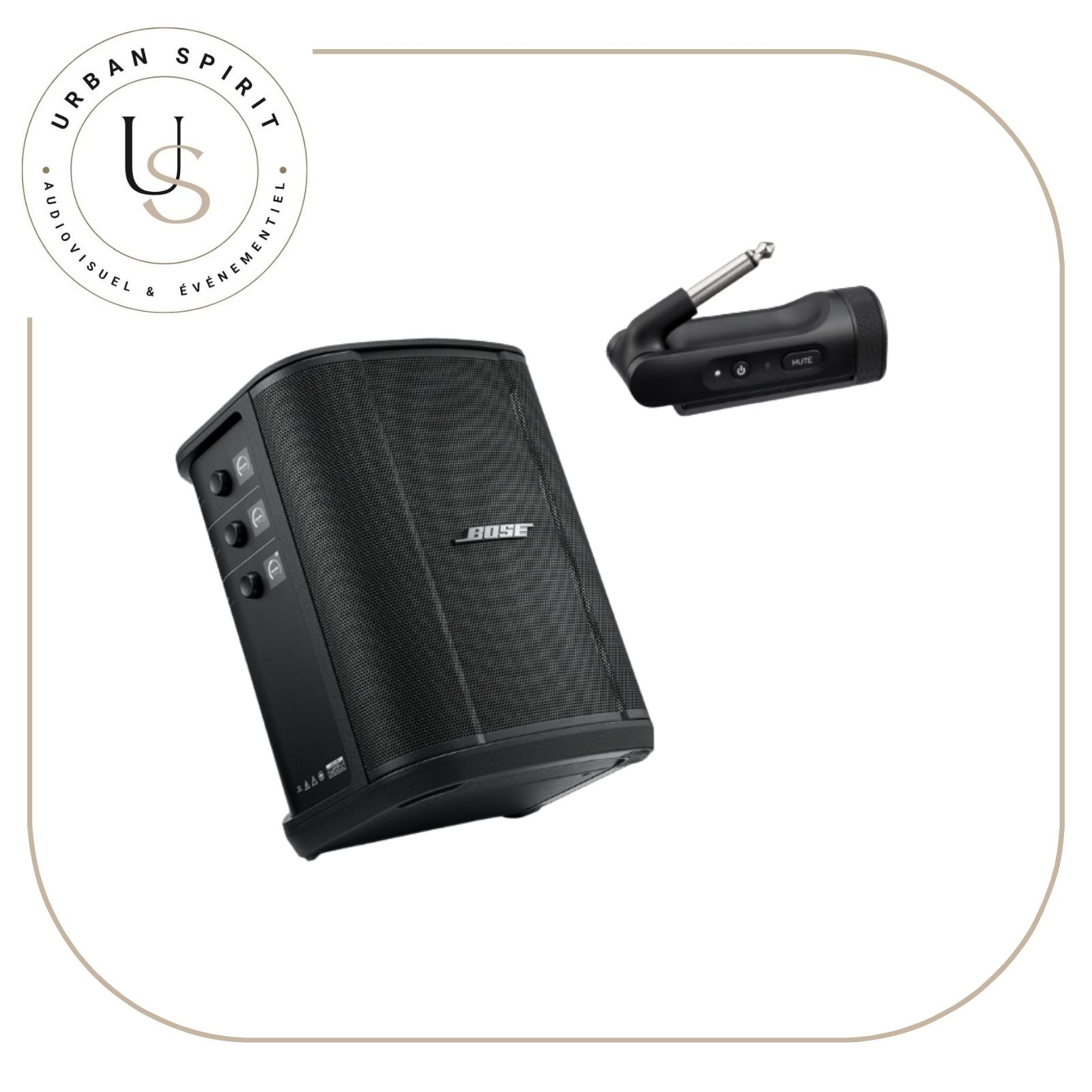 BOSE S1 Pro+ enceinte amplifiée sur batterie Bluetooth – location Urban Spirit Audiovisuel