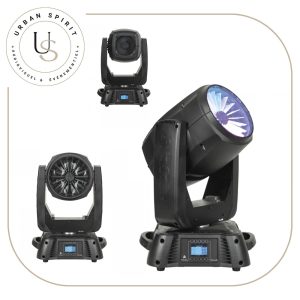 Infinity iFX-640 lyre LED RGBW 6×40W vue produit 3 angles – location projecteur automatique Urban Spirit Audiovisuel