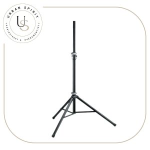 K&M pied d'enceinte trépied standard réglable en hauteur collier chromé – location Urban Spirit Audiovisuel