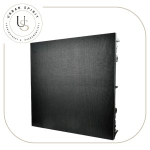 Mur LED StarMedia 3.9 Curve panneau LED carré vue 3/4 – location Urban Spirit Audiovisuel
