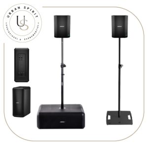 Pack location enceintes Bose S1 Pro x2 et Bose SUB2 – Urban Spirit Audiovisuel