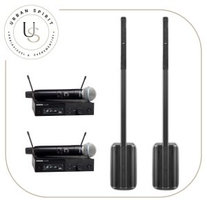 Pack son Pro #2 Bose L1 Pro8 x2 et Shure SLXD4 HF – location Urban Spirit Audiovisuel