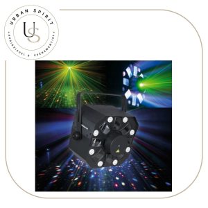 Showtec Dominator effets LED 3 en 1 laser derby strobe – location Urban Spirit Audiovisuel