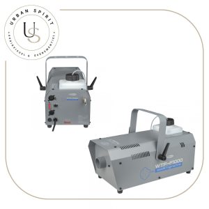 Showtec WTF-F1000 machine à fumée 1000W DMX vue face et vue arrière – location Urban Spirit Audiovisuel