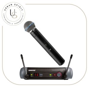 Shure BLX24 Beta 58A micro HF chant capsule Beta 58A et récepteur PGX4 – location Urban Spirit Audiovisuel